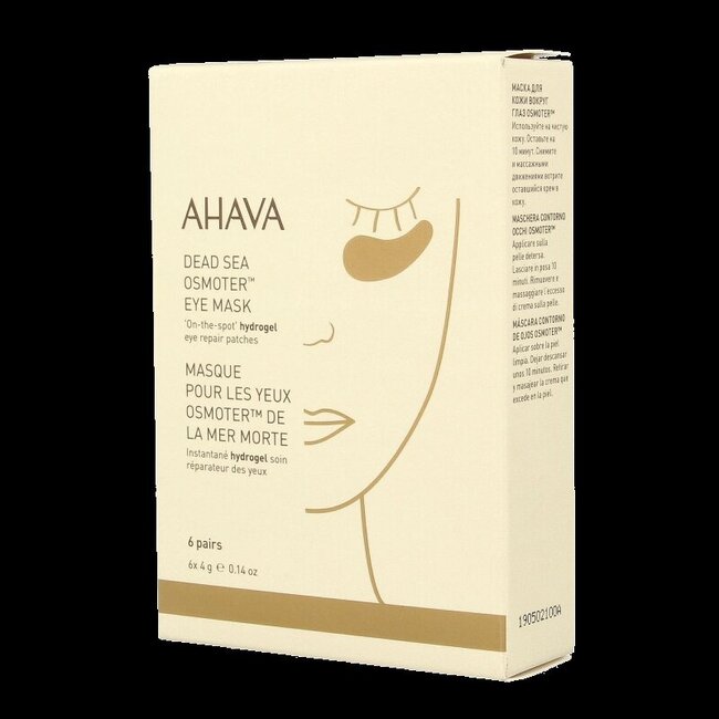 Ahava Osmoter eye mask 6 Stuks
