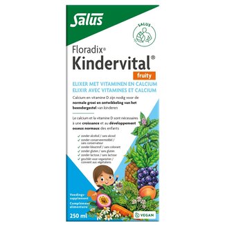 Salus Salus Floradix kindervital fruity glutenvrij 250 Milliliter