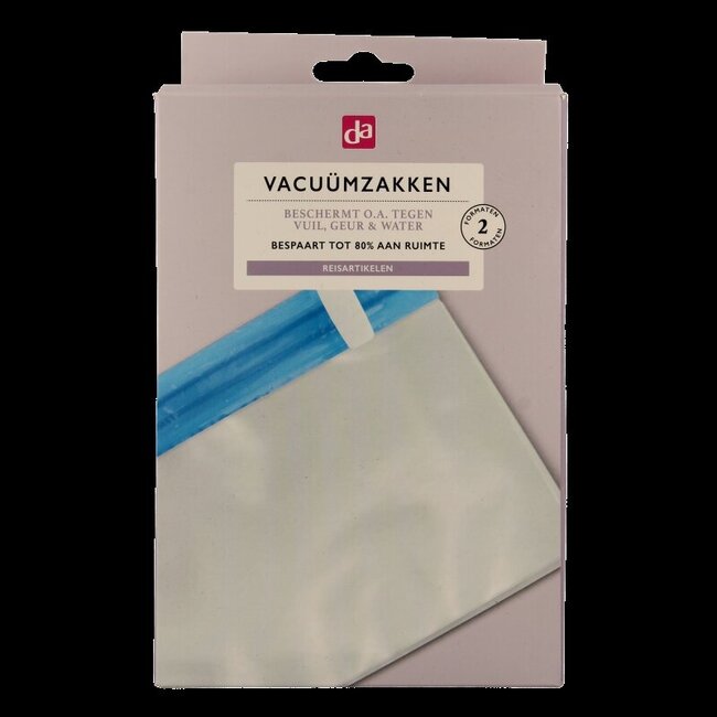 DA Reis vacuum zakken 2 maten 2 Stuks