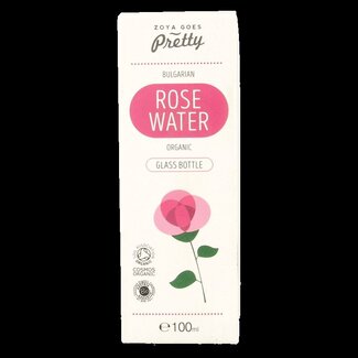 Zoya Goes Pretty Eau de rose biologique Zoya Goes Pretty, flacon en verre, 100 ml
