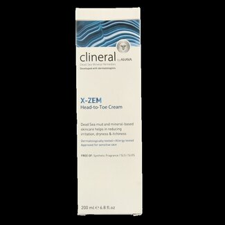 Ahava Ahava Clineral x-zem crème corps et visage 200 ml