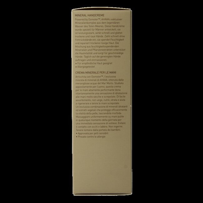 Ahava Men mineral hand cream 100 Milliliter