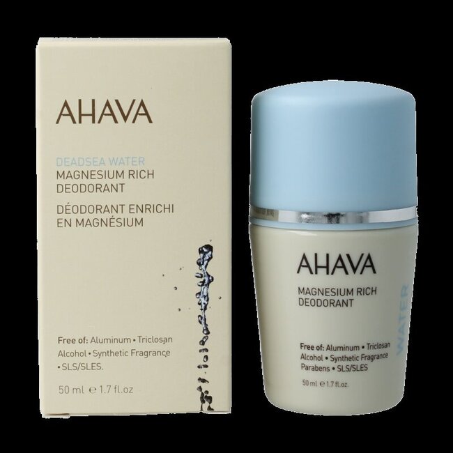 Ahava Déodorant pour femme riche en magnésium 50 ml