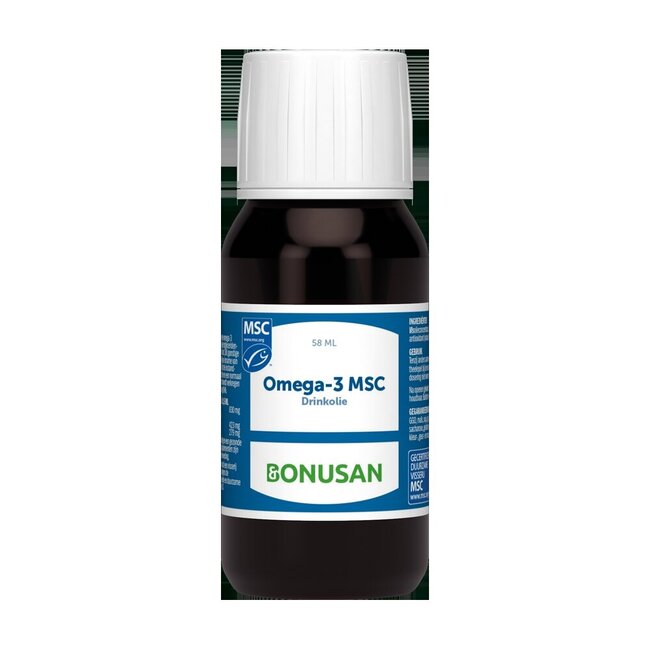 Bonusan Omega 3 MSC drinkolie 58 Milliliter