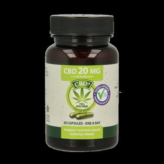 Jacob Hooy Jacob Hooy CBD Capsules 20 mg 30 gélules