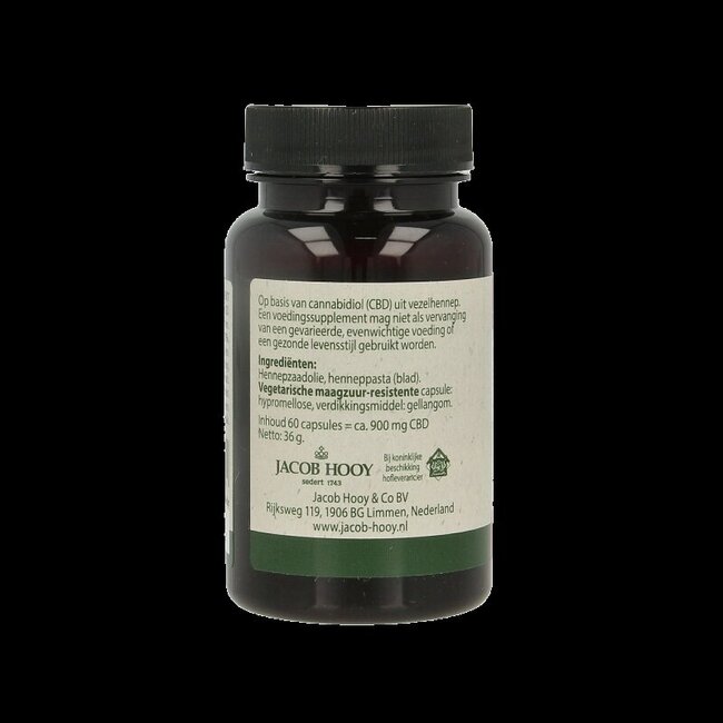 Jacob Hooy CBD Capsules 15 mg 60 gélules