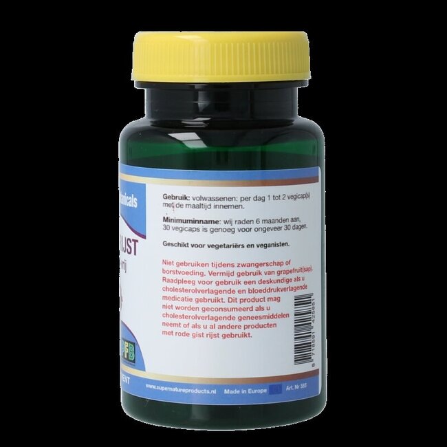 SNP Riz rouge de levure sans monacoline K pur 30 gélules végétales