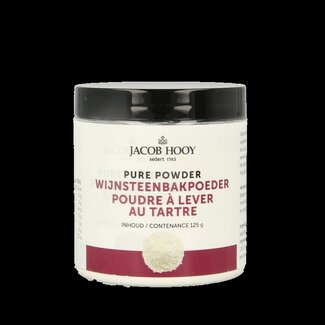 Jacob Hooy Jacob Hooy Poudre à lever à la crème de tartre 125 g