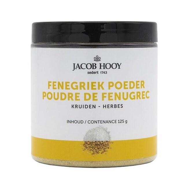 Jacob Hooy Fenegriekzaad gemalen pot 125 Gram