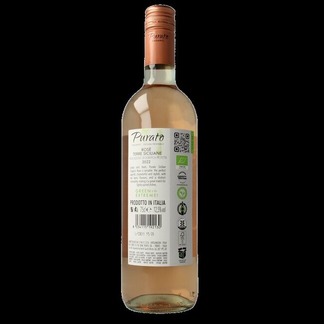Purato Rosé Nero d'Avola bio 750 ml