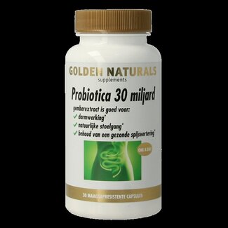 Golden Naturals Golden Naturals Probiotiques 30 milliards 30 gélules végétales
