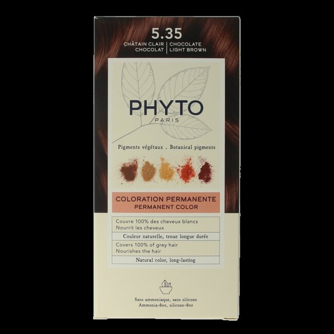 Phyto Paris Phytocolor collection 5.35 chatain clair chocolat 1 Stuks