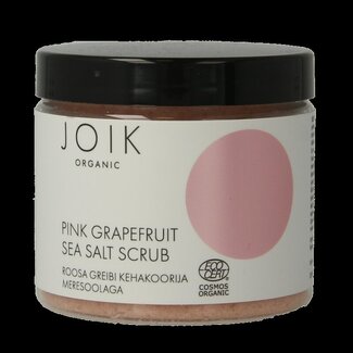 Joik Organics Joik Organics Pink grapefruit sea salt scrub vegan 240 Gram