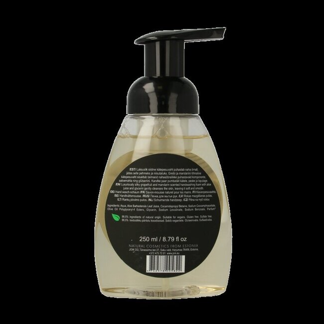 Joik Organics Foam handwash grapefruit & mandarin 250 Milliliter