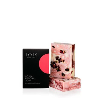 Joik Organics Joik Organics Rose soap with red clay 100 Gram