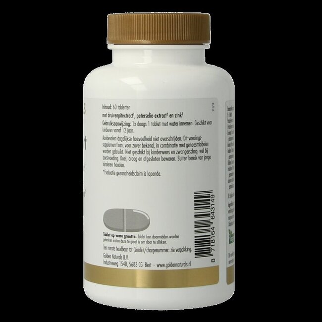 Golden Naturals Bloeddruk support 60 Tabletten