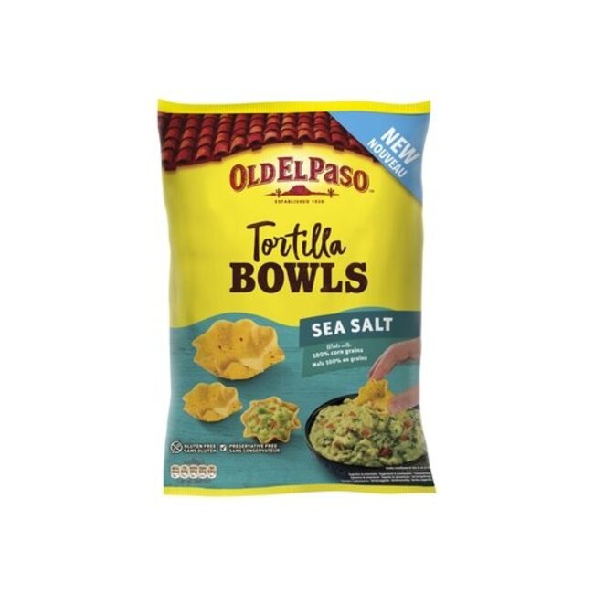 Old El Paso Tortille bowls sea salt 150 Gram