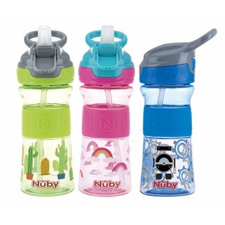 Nuby Flip it beker zachte tuit 360ml 3+ jaar 1 Stuks