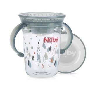 Nuby Wonder cup 240ml grijs 6+ maanden 1 Stuks
