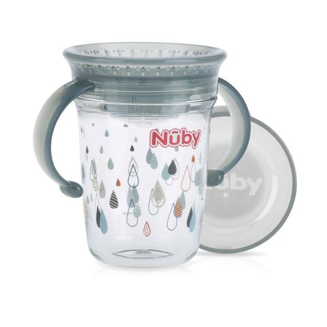 Wonder cup 240ml grijs 6+ maanden 1 Stuks