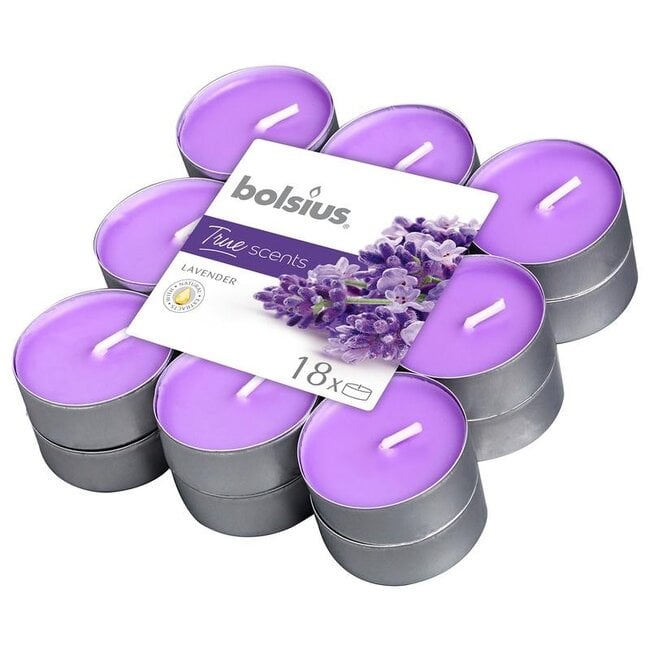 True Scents theelichten lavendel 18 Stuks