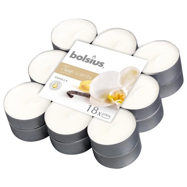 True Scents theelichten vanille 18 Stuks