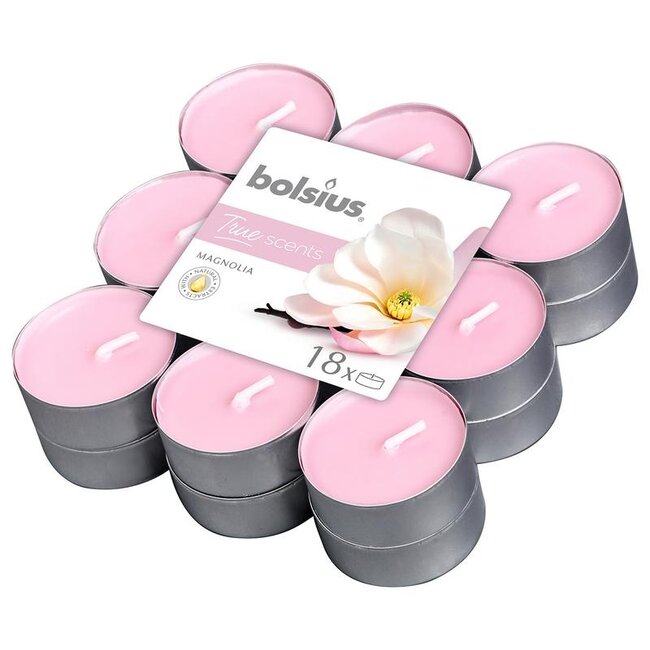 True Scents theelichten magnolia 18 Stuks