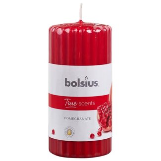Bolsius True Scents stompkaars geur 120/58 pomegranate 1 Stuks