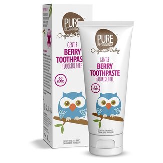 Pure Beginnings Pure Beginnings Berry toothpaste with xylitol 75 Milliliter