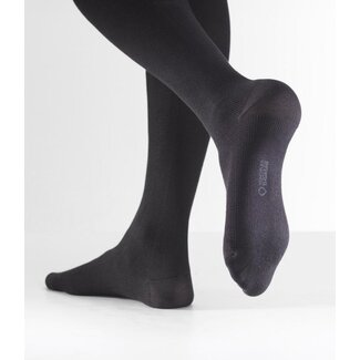 Thuasne Venoflex fast cotton kniekous man grijs rib maat 2 1 Paar