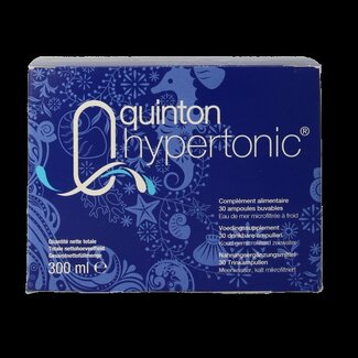 Quinton Quinton Hypertonic 30 ampoules de 10 ml