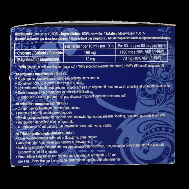 Quinton Hypertonic ampullen 10ml 30 Ampullen