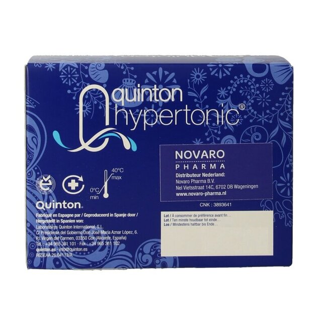Quinton Hypertonic ampullen 10ml 30 Ampullen