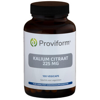 Proviform Proviform Kalium citraat 225mg 100 Vegetarische capsules