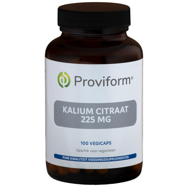 Proviform Kalium citraat 225mg 100 Vegetarische capsules