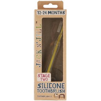Jack N Jill Jack N Jill Silicone toothbrush 1 Stuks