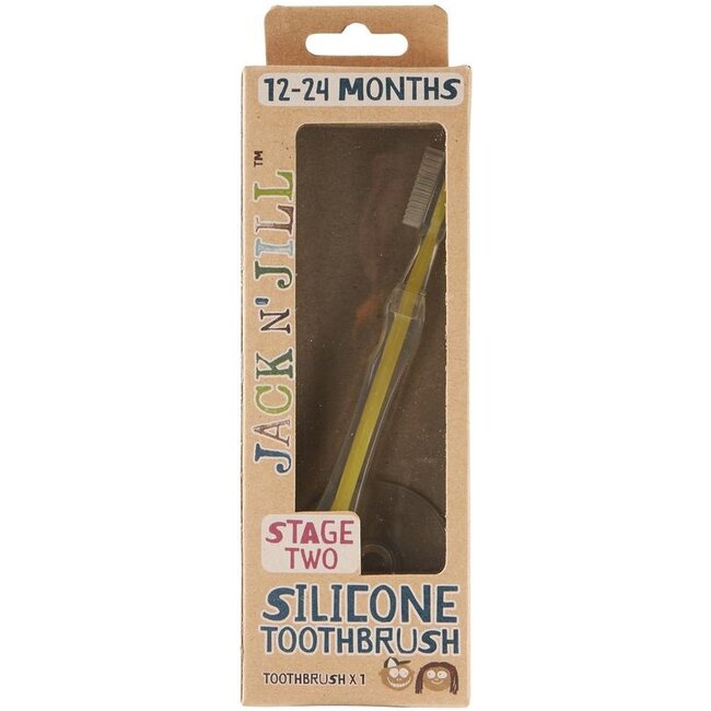 Jack N Jill Silicone toothbrush 1 Stuks