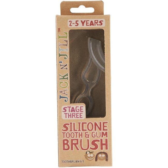 Jack N Jill Silicone tooth & gum brush 1 Stuks