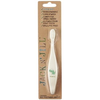 Jack N Jill Jack N Jill Bio toothbrush dino extra soft 1 Stuks