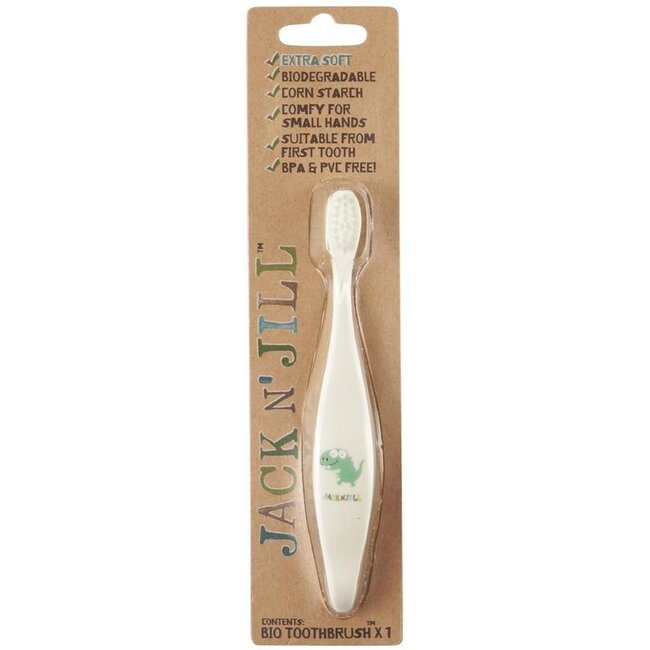 Jack N Jill Bio toothbrush dino extra soft 1 Stuks