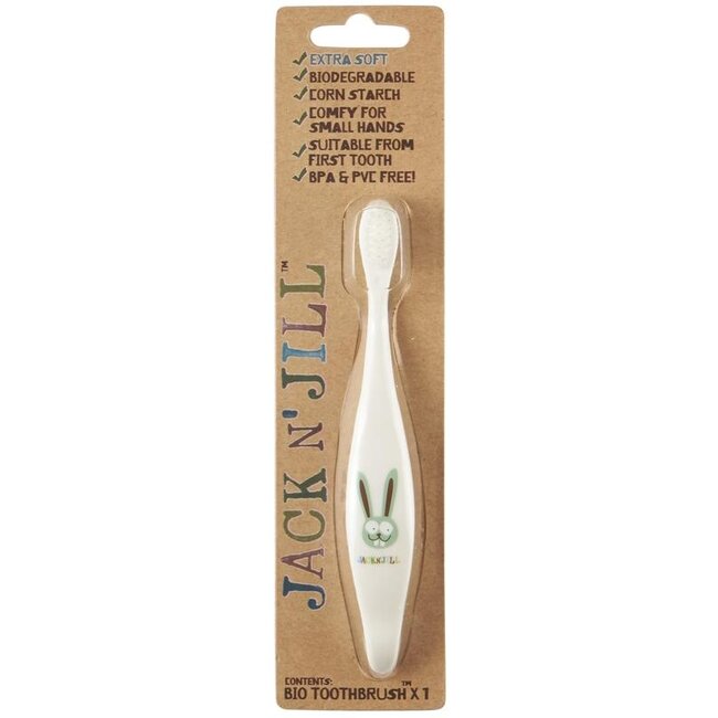 Jack N Jill Bio toothbrush bunny extra soft 1 Stuks