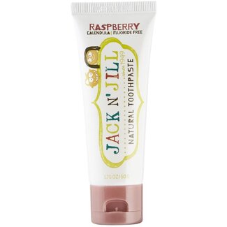 Jack N Jill Jack N Jill Natural toothpaste raspberry 50 Gram