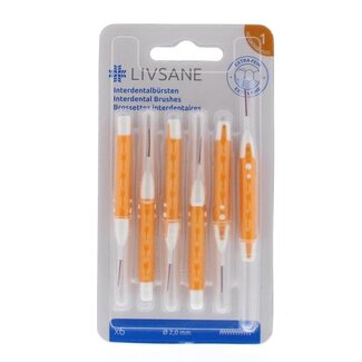 Livsane Livsane Interdentaal borstel extra fijn 6 Stuks
