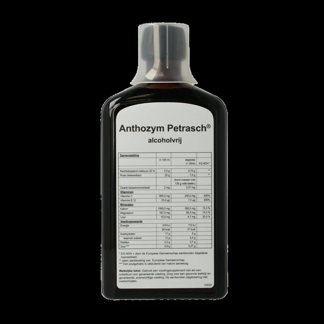 Petrasch Anthozym sans alcool 495 ml