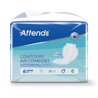 Attends Attends Contours air comfort 6 35 Stuks