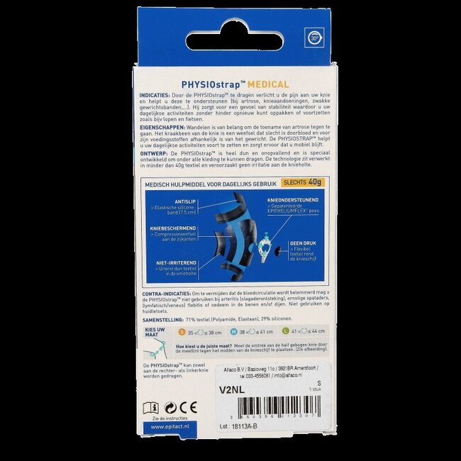 Epitact Genouillère médicale taille S 35-38 1 pièce