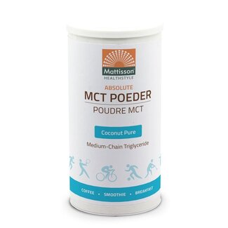 Mattisson Mattisson MCT Poeder coconut pure 160 Gram