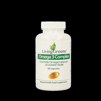 Livinggreens Livinggreens Omega 3 visolie complex 60 Capsules