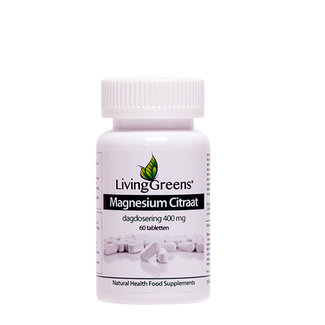 Livinggreens Livinggreens Citrate de magnésium 400 mg 60 comprimés