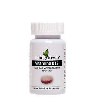 Livinggreens Livinggreens Vitamine B12 methylcobalamine 1000mcg 180 Tabletten
